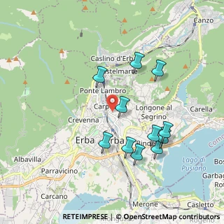 Mappa Via IV Novembre, 22036 Erba CO, Italia (1.80364)