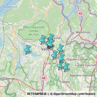 Mappa Varese, 21100 Varese VA, Italia (4.32364)