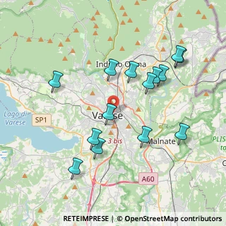 Mappa Varese, 21100 Varese VA, Italia (3.88857)