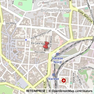 Mappa Via Como, 19, 21100 Varese, Varese (Lombardia)