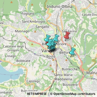 Mappa Piazza Giovine Italia, 21100 Varese VA, Italia (0.62455)