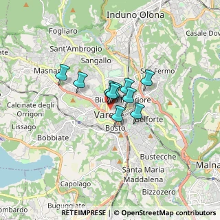 Mappa Via Carlo Croce, 21100 Varese VA, Italia (0.82545)