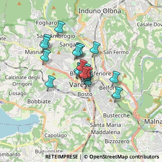 Mappa Via Carlo Croce, 21100 Varese VA, Italia (1.116)