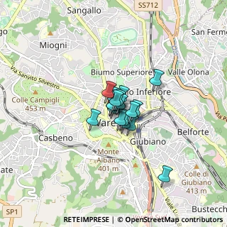 Mappa Piazza Giovine Italia, 21100 Varese VA, Italia (0.35167)