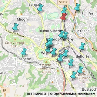 Mappa Piazza Giovine Italia, 21100 Varese VA, Italia (0.99)