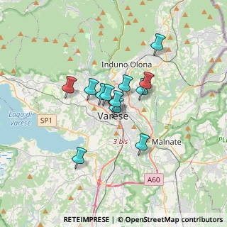 Mappa Piazza Giovine Italia, 21100 Varese VA, Italia (2.4)