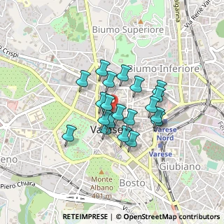 Mappa Piazza Giovine Italia, 21100 Varese VA, Italia (0.301)