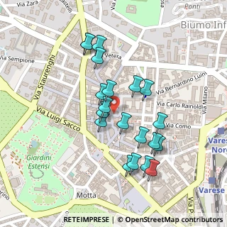 Mappa Piazza Giovine Italia, 21100 Varese VA, Italia (0.2075)