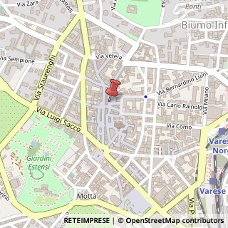 Mappa Via Albuzzi, 8, 21100 Varese, Varese (Lombardia)