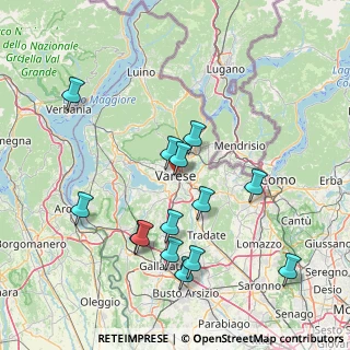 Mappa Via Carlo Croce, 21100 Varese VA, Italia (15.70857)