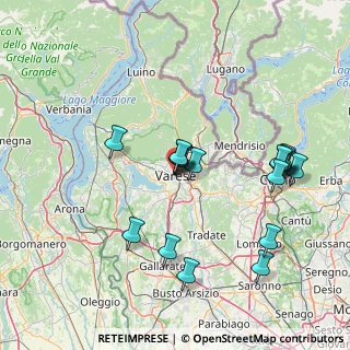 Mappa Via Carlo Croce, 21100 Varese VA, Italia (14.83611)