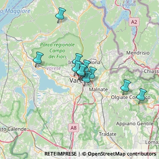 Mappa Piazza Giovine Italia, 21100 Varese VA, Italia (5.03818)
