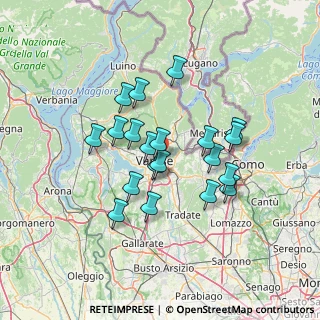 Mappa Via Comelico, 21100 Varese VA, Italia (11.3535)