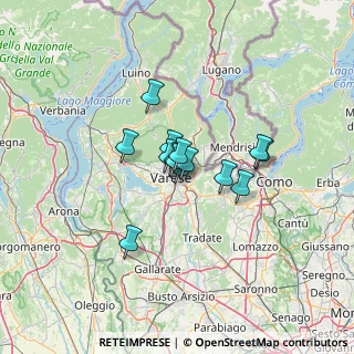 Mappa Via Comelico, 21100 Varese VA, Italia (7.63286)