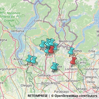 Mappa Via Comelico, 21100 Varese VA, Italia (9.65077)