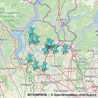 Mappa Via Comelico, 21100 Varese VA, Italia (10.50636)