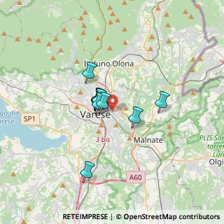 Mappa Via Comelico, 21100 Varese VA, Italia (2.08727)