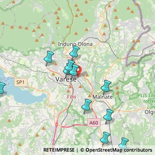 Mappa Via Comelico, 21100 Varese VA, Italia (4.46455)