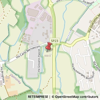 Mappa Via San Gottardo, 7, 22029 Uggiate-Trevano, Como (Lombardia)