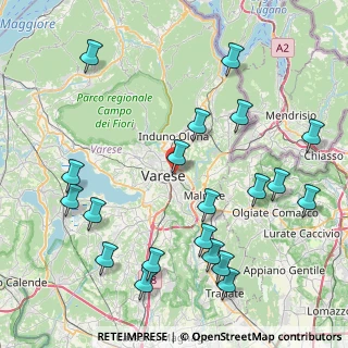 Mappa Via Bainsizza, 21100 Varese VA, Italia (9.895)
