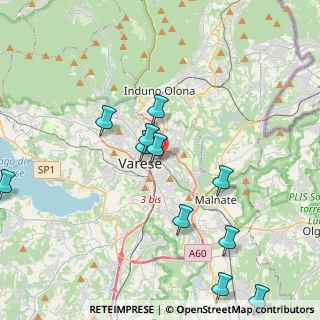 Mappa Via Bainsizza, 21100 Varese VA, Italia (4.40727)