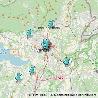 Mappa Via Bainsizza, 21100 Varese VA, Italia (2.81818)