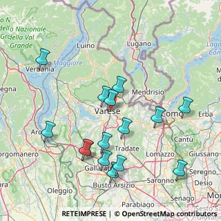 Mappa Via Bainsizza, 21100 Varese VA, Italia (16.28933)