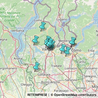Mappa Via Bainsizza, 21100 Varese VA, Italia (7.60643)