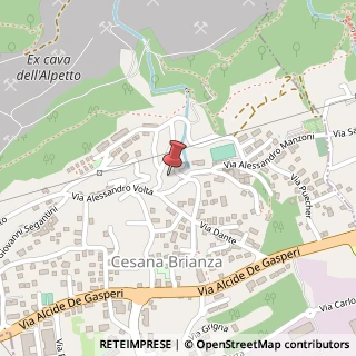 Mappa Via Papa Giovanni XXIII, 19, 23861 Cesana Brianza, Lecco (Lombardia)