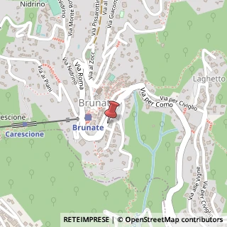 Mappa Via Alessandro Volta, 19, 22034 Brunate, Como (Lombardia)