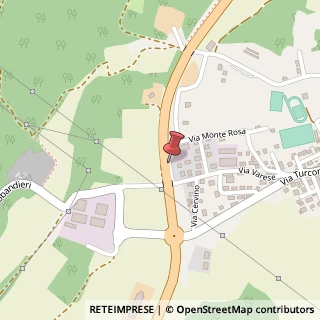 Mappa Via Monte Rosa, 13, 21050 Cantello, Varese (Lombardia)