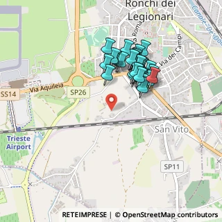 Mappa Via S. Vito, 34077 Ronchi dei Legionari GO, Italia (0.38)