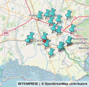 Mappa Via Lazzaro Alfredo, 33052 Cervignano del Friuli UD, Italia (6.46)