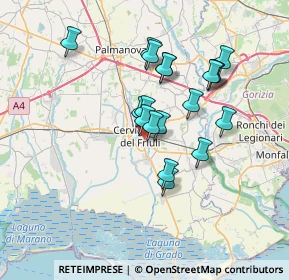 Mappa Via Lazzaro Alfredo, 33052 Cervignano del Friuli UD, Italia (5.86789)