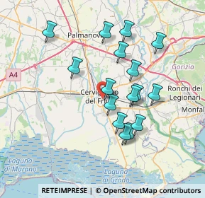 Mappa Via Lazzaro Alfredo, 33052 Cervignano del Friuli UD, Italia (6.48875)