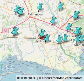 Mappa Via Fiume, 33052 Cervignano del Friuli UD, Italia (9.7485)