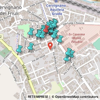 Mappa Via Fiume, 33052 Cervignano del Friuli UD, Italia (0.19333)