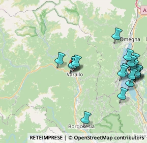 Mappa Piazza Giovanni Testori, 13019 Varallo VC, Italia (9.6655)