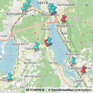 Mappa Via Sanvirio, 23852 Garlate LC, Italia (2.92909)