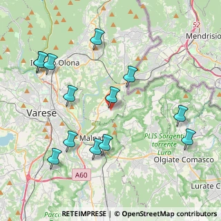 Mappa Via P. Della Liberta', 21050 Cantello VA, Italia (4.58231)