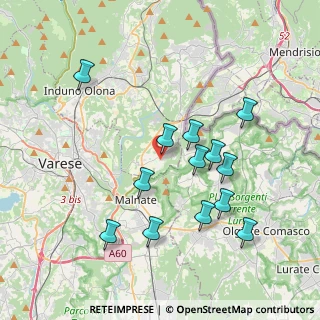Mappa Via P. Della Liberta', 21050 Cantello VA, Italia (3.73231)