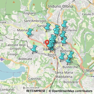 Mappa 21100 Varese VA, Italia (1.27444)
