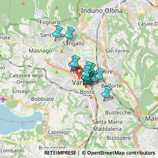 Mappa 21100 Varese VA, Italia (0.9)