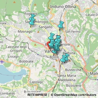 Mappa 21100 Varese VA, Italia (1.09571)