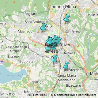 Mappa 21100 Varese VA, Italia (0.84308)