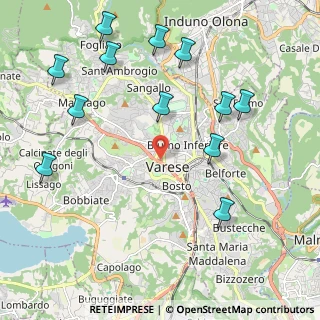 Mappa 21100 Varese VA, Italia (2.45583)