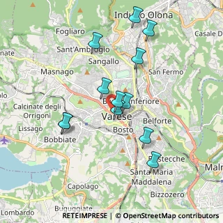 Mappa 21100 Varese VA, Italia (1.72417)