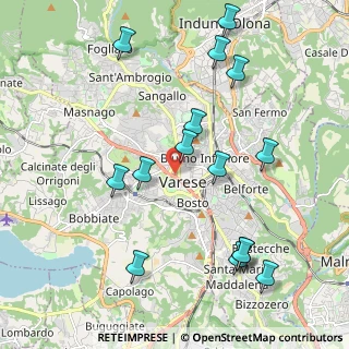 Mappa 21100 Varese VA, Italia (2.24867)