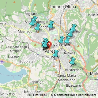 Mappa 21100 Varese VA, Italia (1.36059)