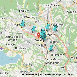 Mappa 21100 Varese VA, Italia (0.96091)